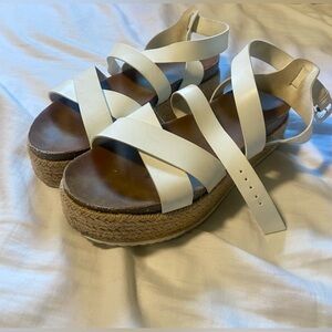 Patrizia White Strap Sandals